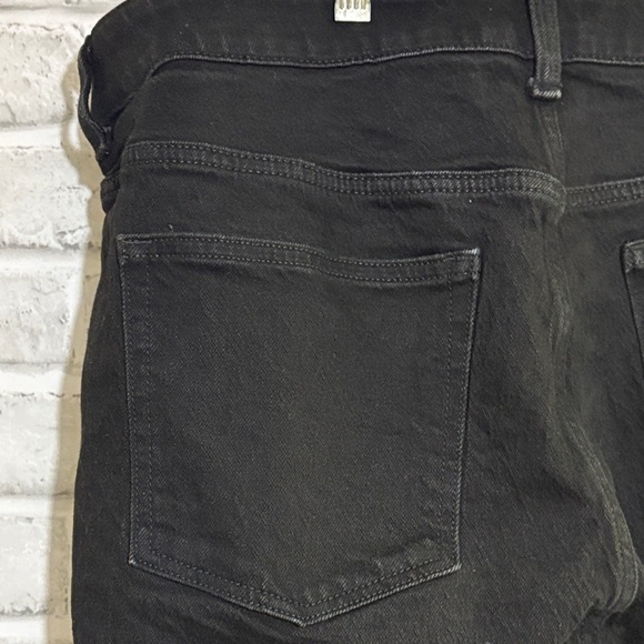 H&M Women's Black Straight Leg Jeans, size XL - Picture 7 of 8